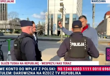 Interwencja SKW i policji wobec Rachonia i ekipy TV Republika. Chodzi o nagrania