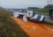 Wypadek na A1. Autostrada w soku pomidorowym