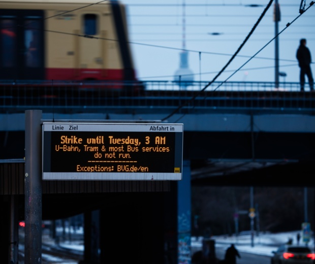 Niemcy sparaliżowane. Strajk transportu publicznego w 150 miastach