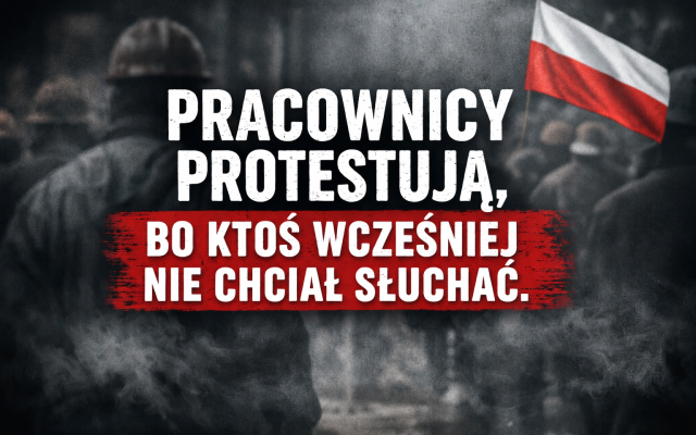 Przewodniczący Solidarności w Solino: Jesteśmy przygotowani na prowadzenie długofalowego protestu głodowego
