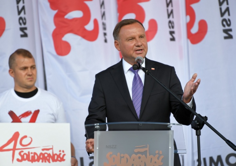 Andrzej Duda podczas obchodów 40. rocznicy Porozumień Sierpniowych Andrzej Duda: „Solidarność” wyrosła na wielkim pragnieniu i żądaniu godności