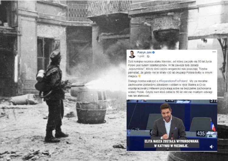 Jaki: Trzeba walczyć o reparacje. Gdyby nie te straty i 50 lat okupacji Polska byłby w innym miejscu