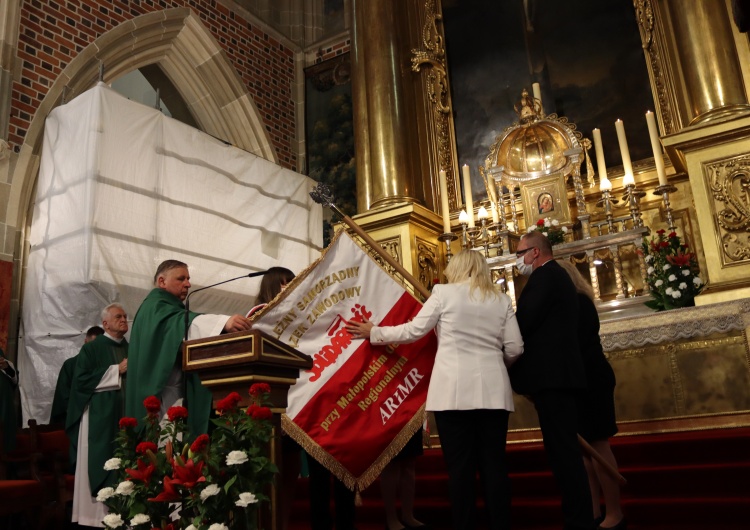  Obchody 40. lecia podpisania Porozumień Sierpniowych w Małopolsce. Nowy sztandar Solidarności