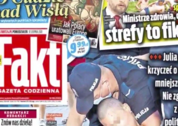  Gazeta Ringier Axel Springer zmuszona do przeprosin policjantów