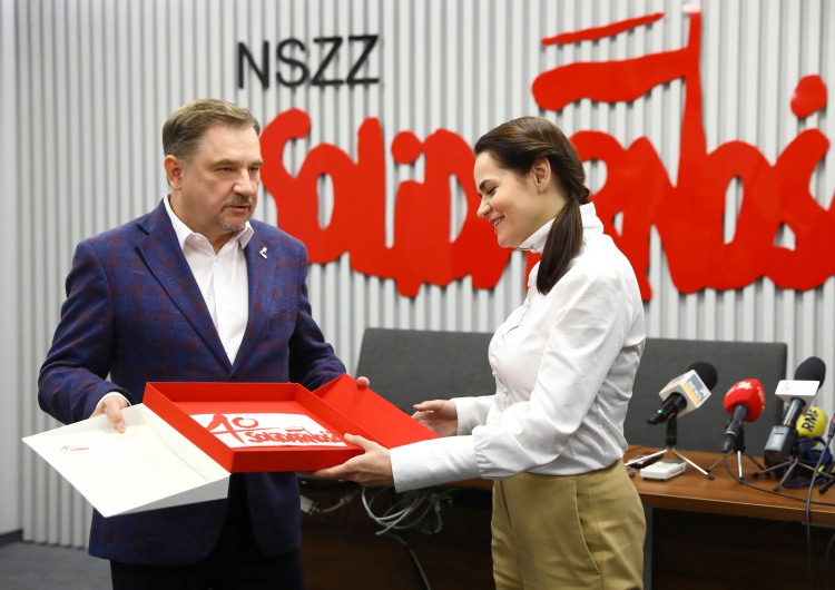  Piotr Duda po spotkaniu z Cichanouską: Solidarność jest z Białorusią