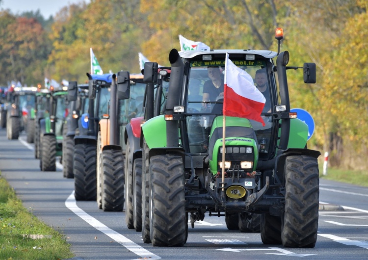 protest rolników Rolnicze protesty w różnych częściach kraju