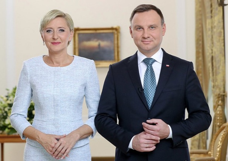 Agata Kornhauser-Duda, Andrzej Duda fot. Grzegorz Jakubowski Para Prezydencka: 