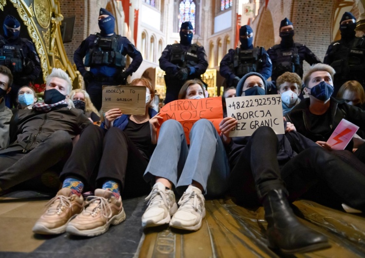 protest w Katedrze Poznańskiej fot. Jakub Kaczmarczyk Konrad Piasecki: