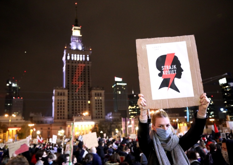 Uczestnicy protestu pod hasłem