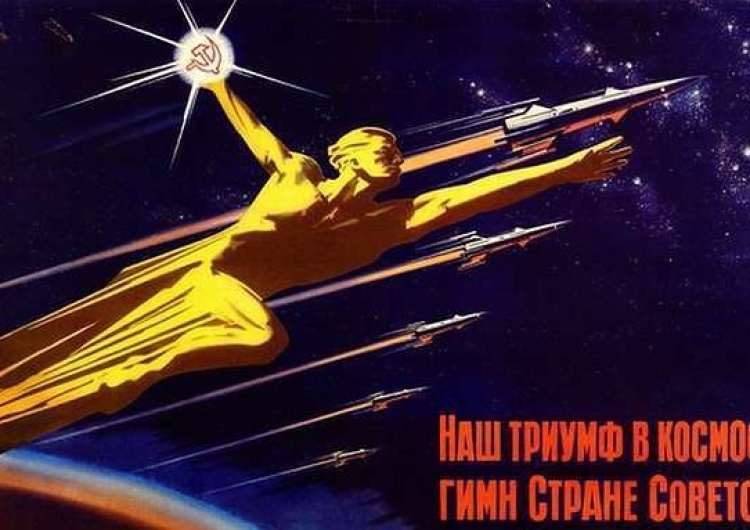sowiecki plakat propagandowy 