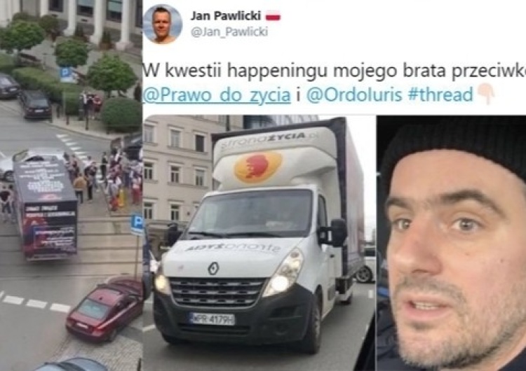  A. Pawlicki zablokował ciężarówkę pro-life. Jan Pawlicki zabiera głos: 
