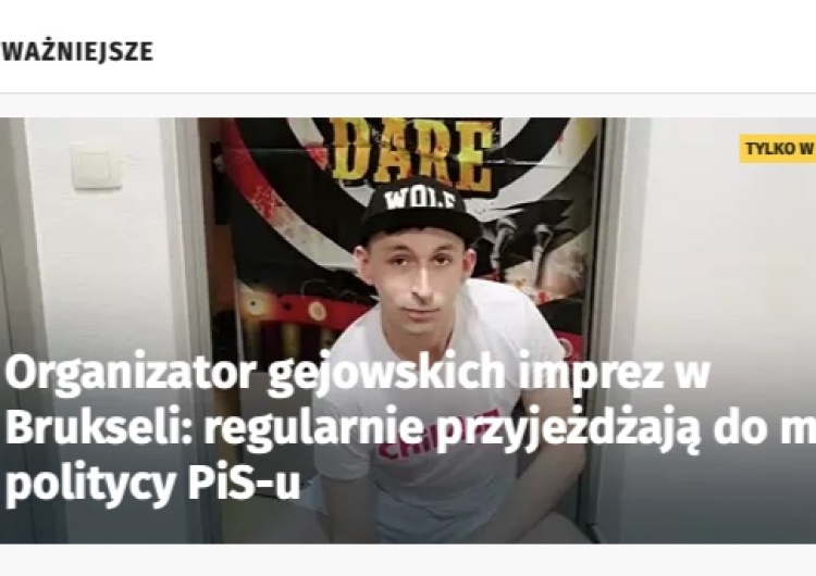 Sex party w Brukseli. Bohater reportażu Onetu poszukiwany przez policję?