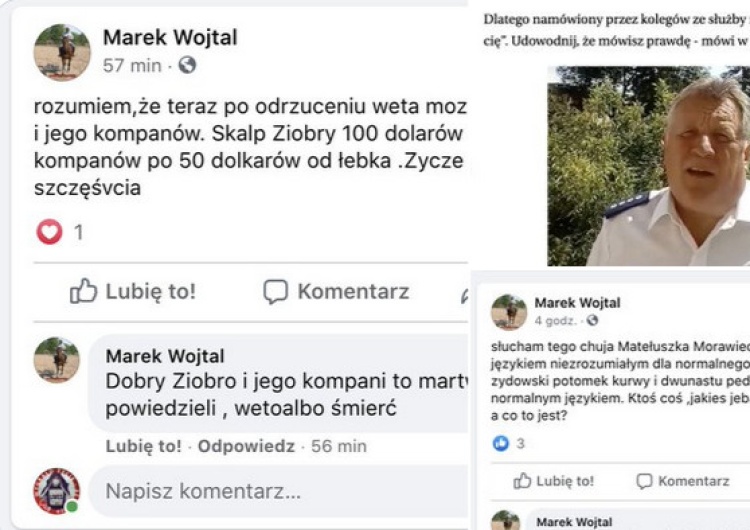 Grafiki udostępnione przez Dariusza Mateckiego na twitter.com „Autorytet” dla Wyborczej? „Skalp Ziobry 100 dolarów” – skandaliczny wpis byłego policjanta