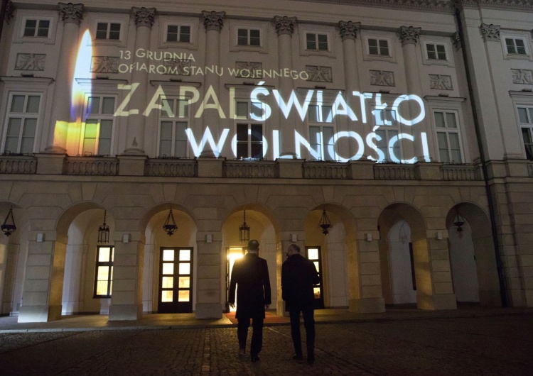 Pałac Prezydencki. Iluminacja