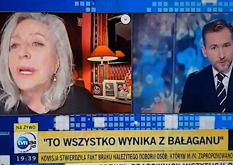 Krystyna Janda TVN24 [video] Rektor WUM kłamał? Janda: 