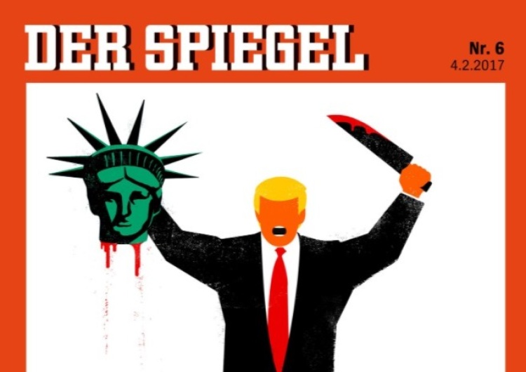 Donald Trump na okładce der Spiegel Przemysł nienawiści. Der Spiegel opublikował swoje antytrumpowskie okładki