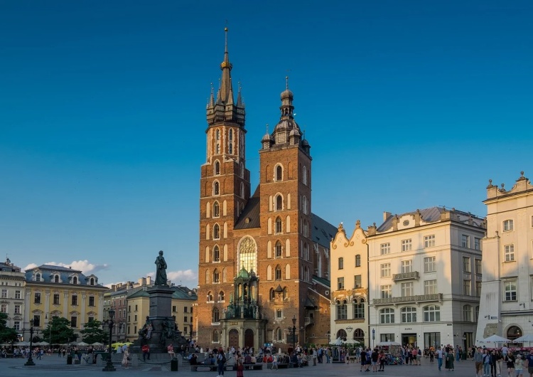 Kraków. Kościół Mariacki. Rynek Starego Miasta 
