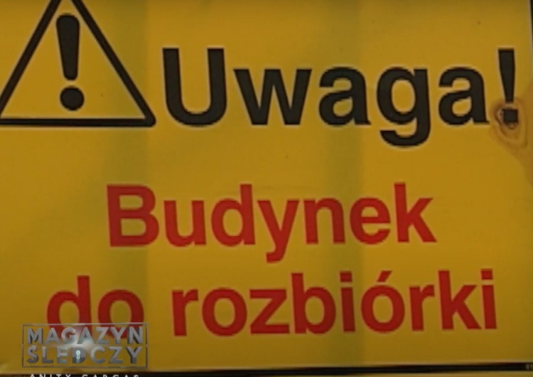 budynek do rozbiórki [Zwiastun] Magazyn Śledczy: Co się dzieje pod nosem warszawskich konserwatorów zabytków?