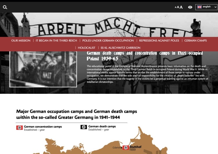 TruthAboutCamps.eu. IPN upowszechnia wiedzę na temat niemieckich obozów w wielu językach
