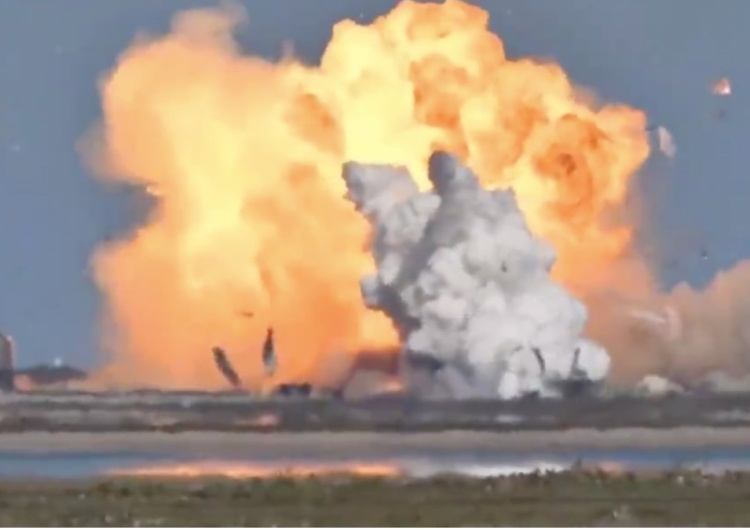 rozbicie rakiety Starship SN9 [video] Epicka katastrofa rakiety Starship SN9. SpaceX zapowiada kolejne próby