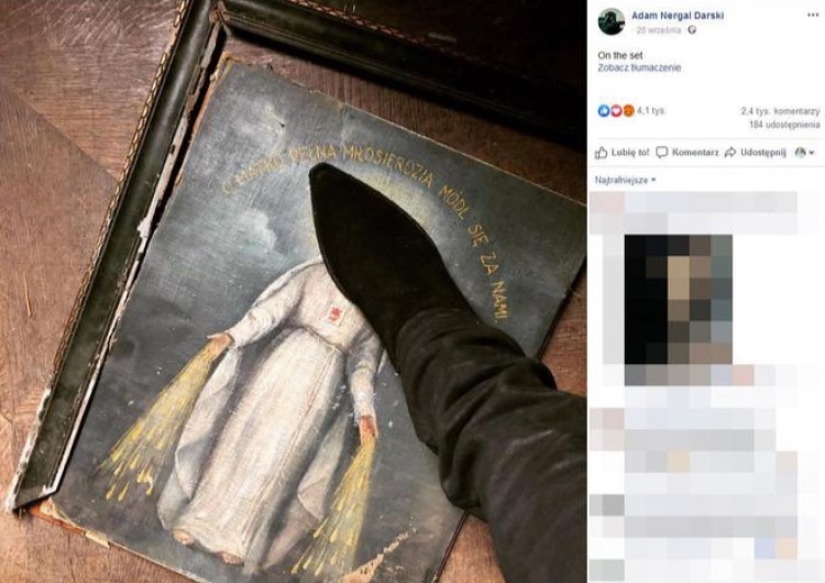 Nergal odpowie za deptanie twarzy Matki Boskiej?