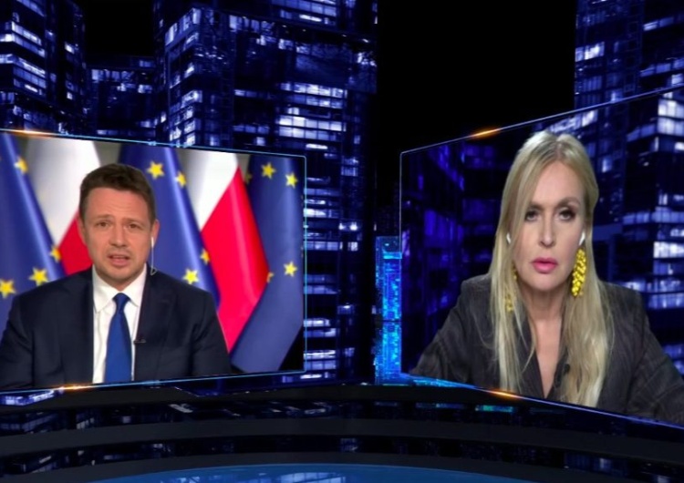 Rafał Trzaskowski i Monika Olejnik [VIDEO] Już nawet Monika Olejnik kpi z Trzaskowskiego? „Każdy musi zabrać łopatę”