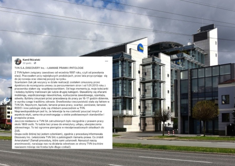 Szokujące słowa byłego pracownika TVN. „Nepotyzm, łapówki, szantaż, poniżanie”