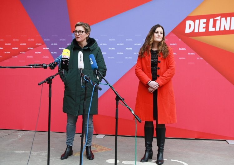 Janine Wissler (L) i Susanne Hennig-Wellsow (P) Na czele niemieckiej lewicy stanęły ekstremistki? Bild: Grupa Marx21 chce egzekwować socjalizm - w razie potrzeby przez rewolucję