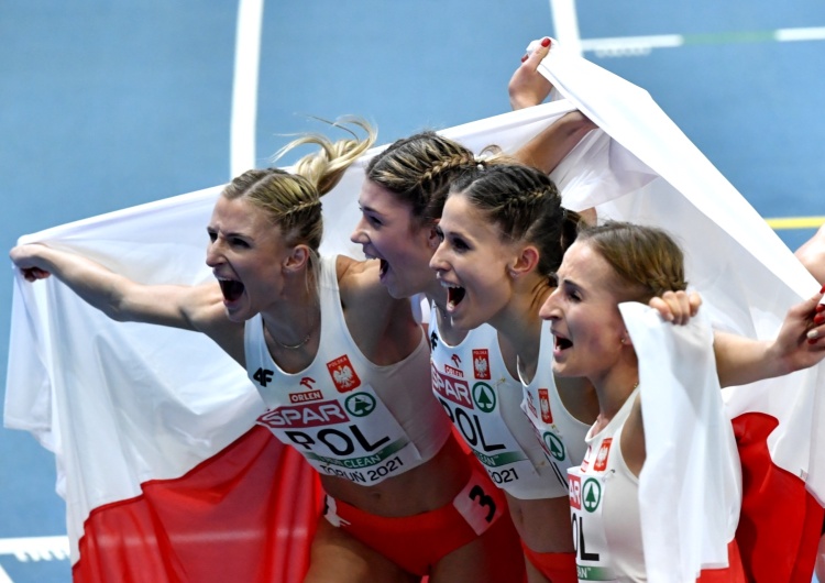 Brązowy medal polskiej sztafety kobiet na halowych mistrzostwach Europy