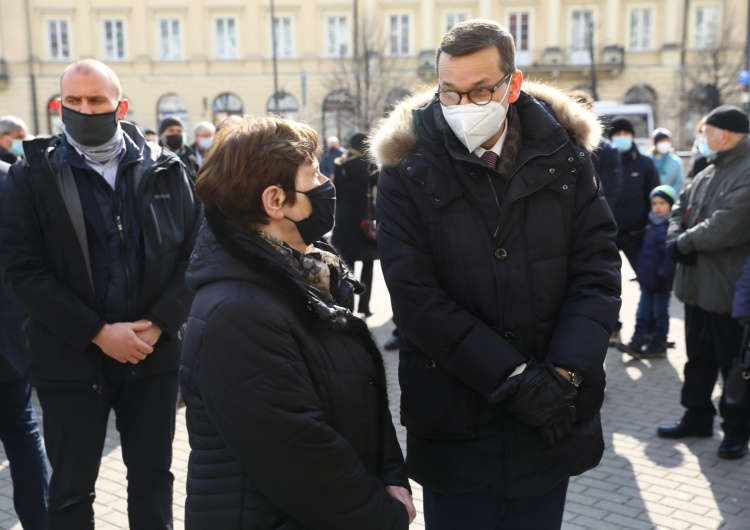 Zofia Romaszewska, Mateusz Morawiecki 