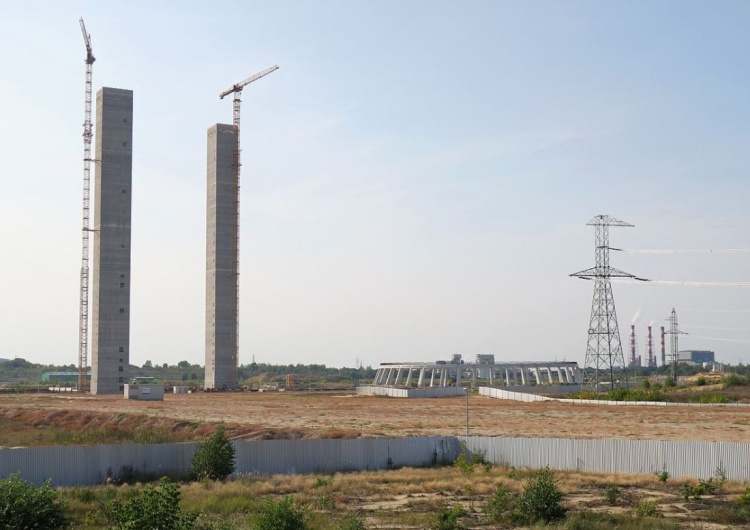 Elektrownia Ostrołęka C - stan budowy na dzień 15 września 2020 