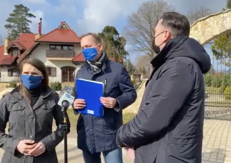  [WIDEO] „Nie po to ciężko pracuję, żebyście happeningi robili”. Brat Daniela Obajtka wyszedł do posłów KO