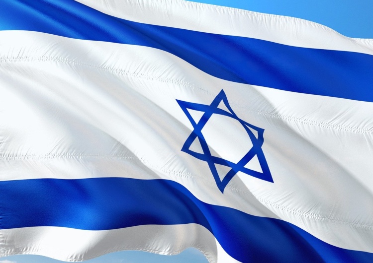 Flaga Izraela Iran grozi Izraelowi. Joe Biden zapowiedział powrót do umowy z Teheranem