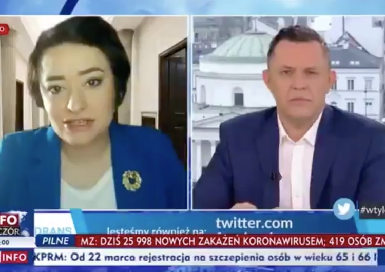  [WIDEO] Żukowska: „Zdarzają się sytuacje, że biologiczny mężczyzna rodzi dziecko”. Prowadzący oniemiał