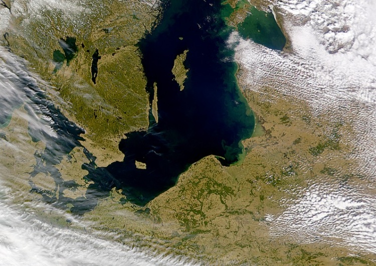 Morze Bałtyckie, zdjęcie satelitarne [Tylko u nas] Grzegorz Kuczyński: Chiny szpiegują nad Bałtykiem. Jest już wyrok za zdradę