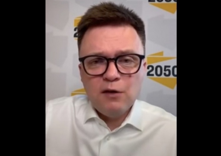 Hołownia straszy Polexitem i apeluje: „Trzeba jak najszybciej usunąć Jarosława Kaczyńskiego”