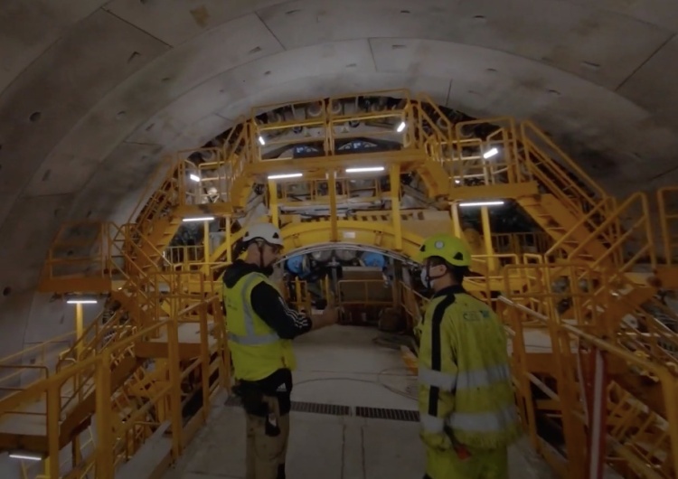  [WIDEO] Wydrążono już 400 m tunelu pod Świną! Zobacz nagranie ze środka