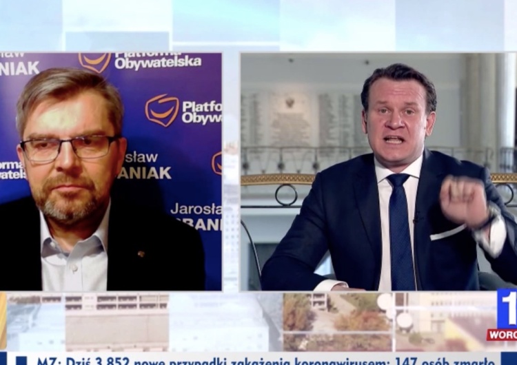  [WIDEO] „Niech pan przestanie bredzić, jesteście partią oszustów!”. Tarczyński nie pozostawił suchej nitki na polityku PO