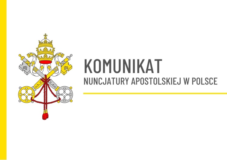 komunikat Nuncjatury Apostolskiej w Polsce Papież przyjął rezygnację biskupa bydgoskiego Jana Tyrawy