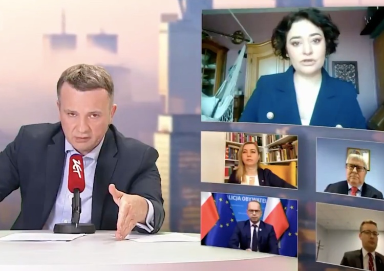  [WIDEO] „Mazowsze graniczy z Białorusią”. Prowadzący starał się przerwać, ale posłanka Lewicy upierała się, że ma rację