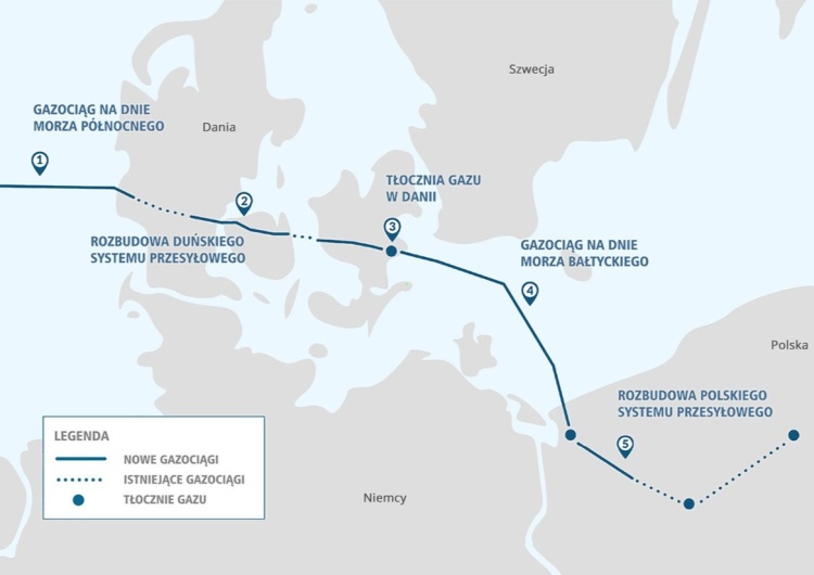 Baltic Pipe Ekspert: Wątpię, żeby było zagrożenie dla powstania Baltic Pipe