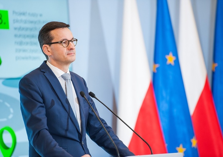 Premier Mateusz Morawiecki Morawiecki odpowiada na apel KE.