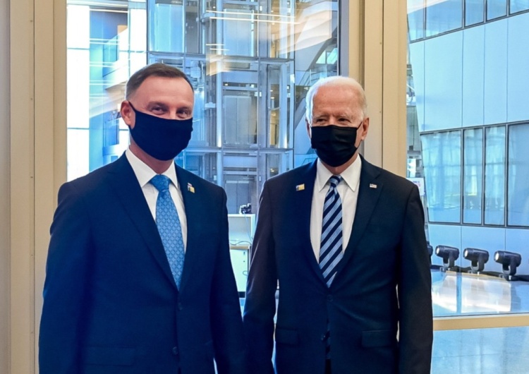 Prezydent Andrzej Duda zdradził o czym rozmawiali z prezydentem USA Joe Bidenem