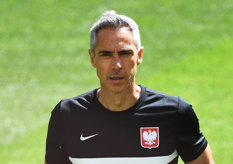 Selekcjoner piłkarskiej reprezentacji Polski Paulo Sousa. Sousa przed meczem z Hiszpanią. 