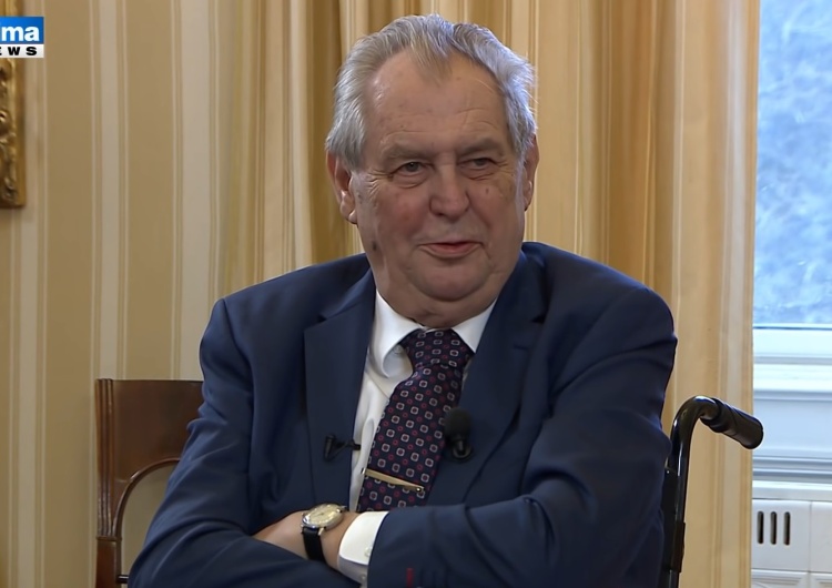 Prezydent Czech Milos Zeman Prezydent Czech: 