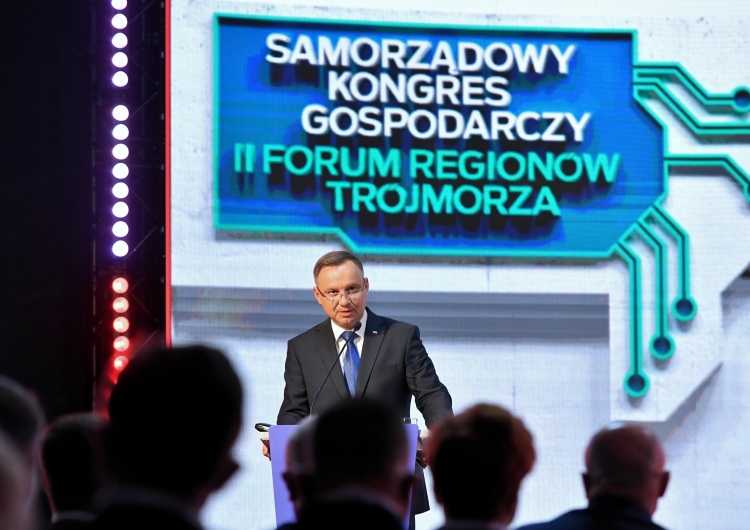 Andrzej Duda [video] II Forum Regionów Trójmorza. Min. Szynkowski vel Sęk: 