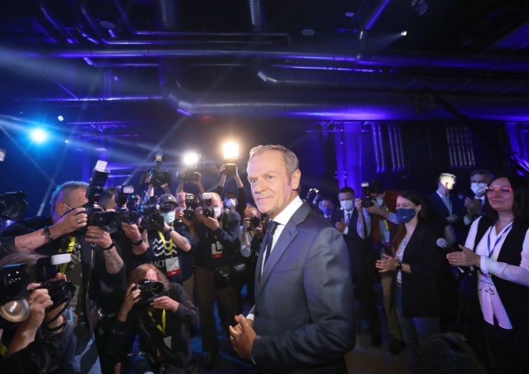 Przewodniczący Europejskiej Partii Ludowej, współzałożyciel PO Donald Tusk. Donald Tusk znowu pokieruje Platformą.