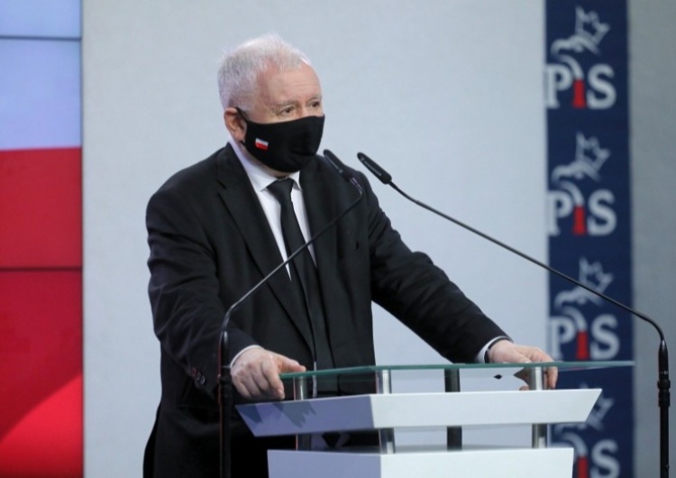 Prezes PiS Jarosław Kaczyński  Kaczyński: Nie można pozwolić na to, żeby tego rodzaju metodami zmieniano Europę