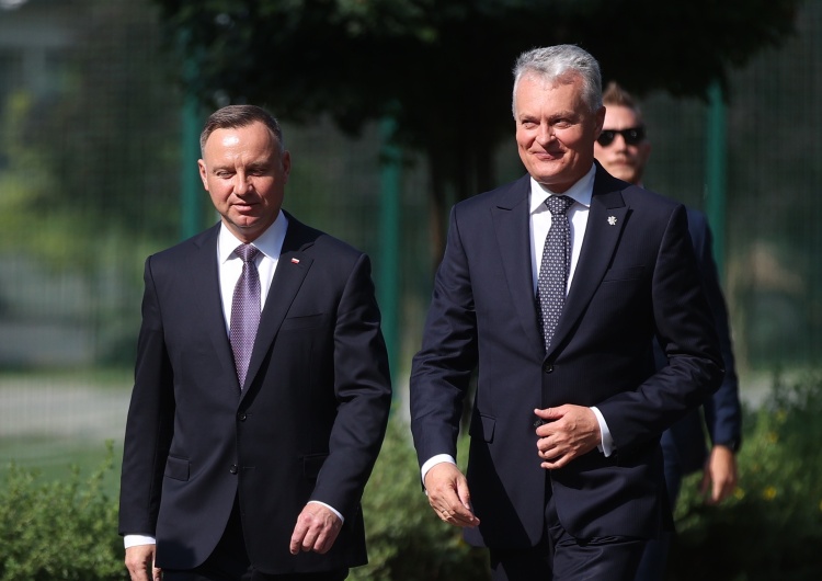 Andrzej Duda, Gitanas Nauseda  Prezydent Litwy rozpoczął oficjalną wizytę w Polsce