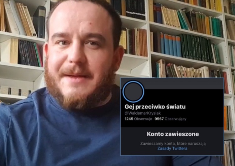  Waldemar Krysiak zbanowany na Twitterze. Publicysta Tysol.pl zabrał głos